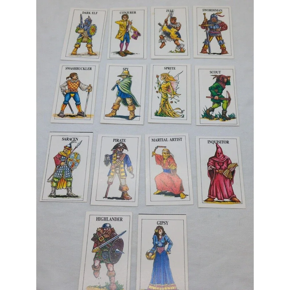 Complete Set Of Small Cards Talisman The Dungeon 2nd Edition